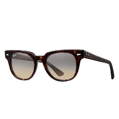 Shop Ray Ban Meteor Classic Sunglasses Tortoise Frame Grey Lenses 50-20