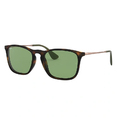 Shop Ray Ban Rb4187 Sunglasses In Bronze-copper