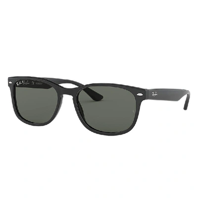Shop Ray Ban Rb2184 Sunglasses Black Frame Green Lenses Polarized 57-18 In Schwarz