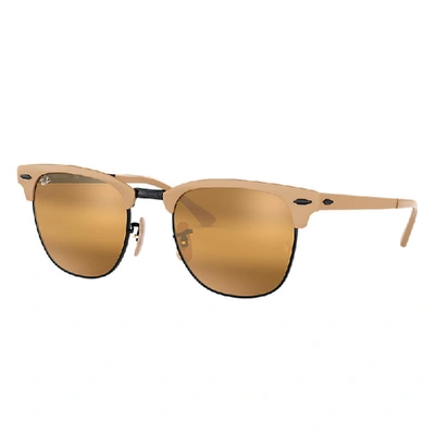 Shop Ray Ban Rb3716 Sunglasses In Light Brown