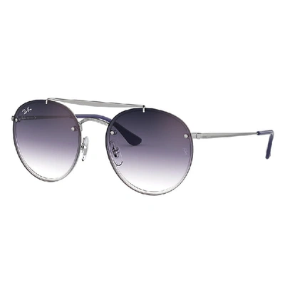 Shop Ray Ban Rb3614n Sunglasses In Silver