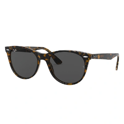 Ray Ban Wayfarer Ii Classic Sunglasses Tortoise Frame Grey Lenses 52-18 In Tortoise