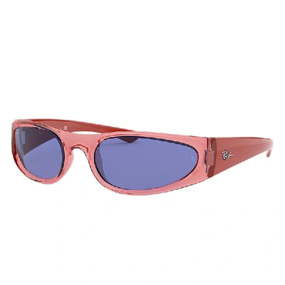 Shop Ray Ban Rb4332 Sunglasses In Red