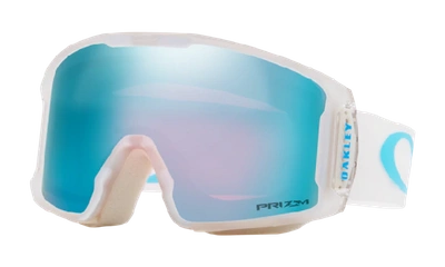 Shop Oakley Line Miner™ Xm Snow Goggles In Crystal Pop Sapphire