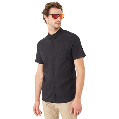 Shop Oakley Blackout Ss Solid Woven Shirt