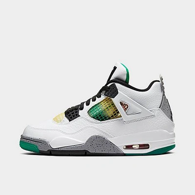 Shop Nike Women's Air Jordan Retro 4 Basketball Shoes In White