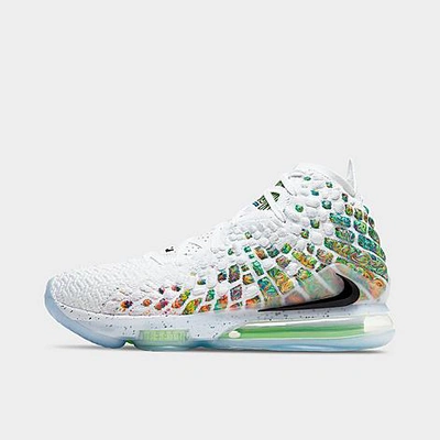 Shop Nike Lebron 17 Basketball Shoes (sizes 3.5 - 18) In White