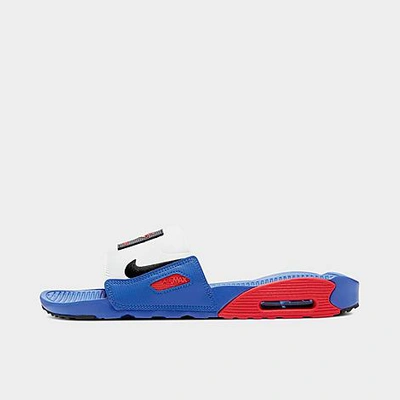 Shop Nike Men's Air Max 90 Slide Sandals In Blue