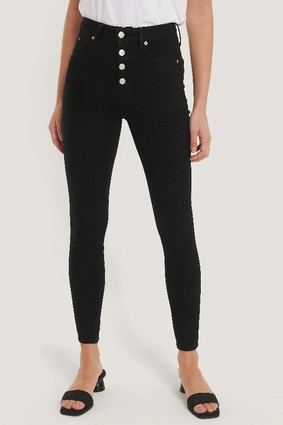 Shop Calvin Klein High Rise Super Skinny Ankle Black