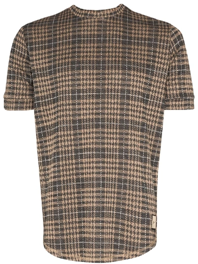 KINGSDALE PRINCE OF WALES CHECK T-SHIRT