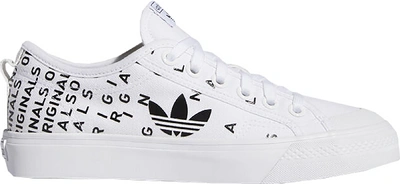 Pre-owned Adidas Originals Adidas Nizza Trefoil Cloud White (women's) In Cloud White/core Black/cloud White