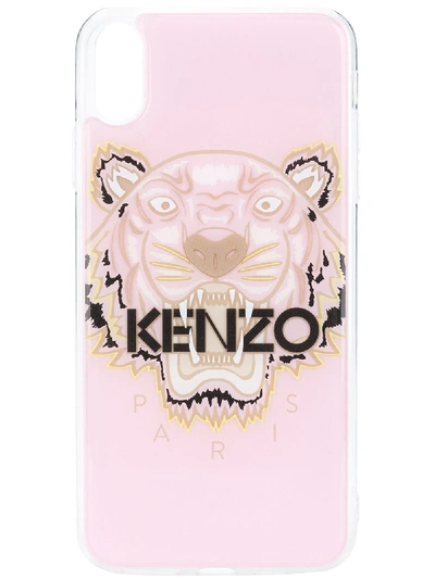 Shop Kenzo Tiger Print Iphone Xs Max Case In Pink