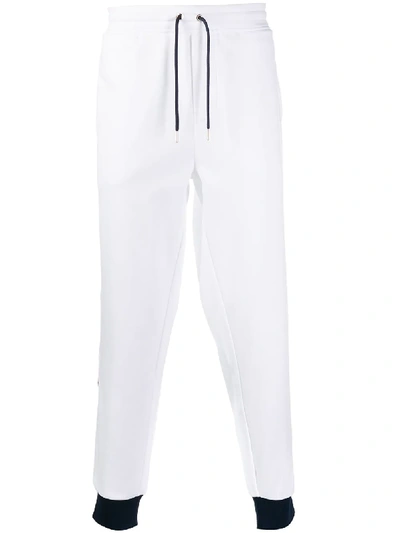 Shop Polo Ralph Lauren Drawstring Track Trousers In White