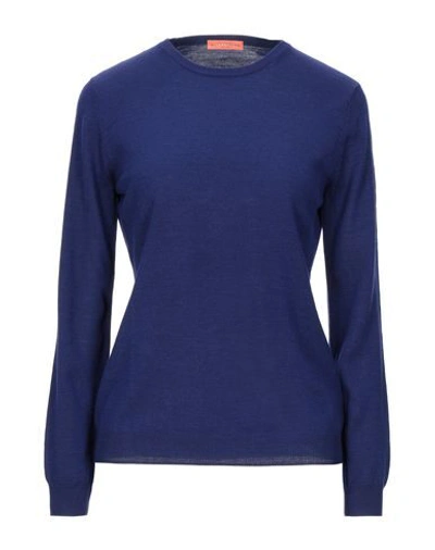 Shop Ballantyne Woman Sweater Blue Size 6 Wool