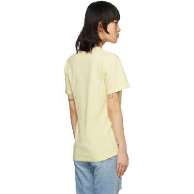 Shop Noah Yellow Pocket T-shirt In Banana