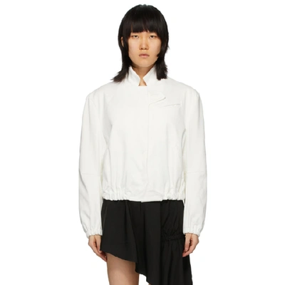 Shop Vejas White Android Tailored Jacket