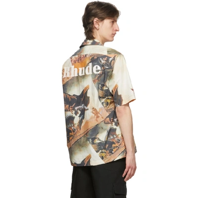 Shop Rhude Multicolor Gunslinger Shirt