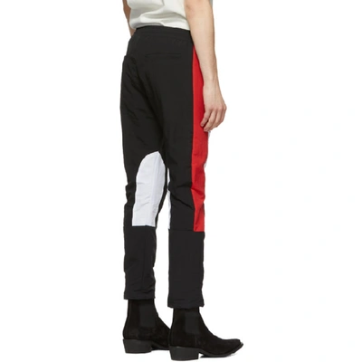 Shop Rhude Black Rhacing Trousers In Blk