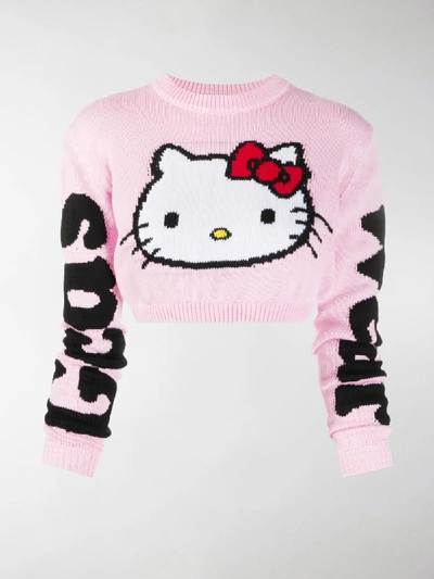Shop Gcds Hello Kitty Jumper In Pink