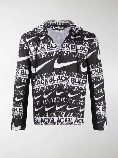 Shop Black Comme Des Garçons X Nike Short Lightweight Jacket In Black
