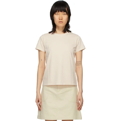 Shop Apc A.p.c. Beige Dora T-shirt In Ead Peach