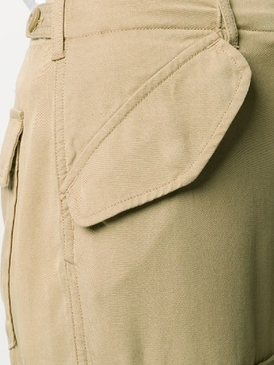 Shop Polo Ralph Lauren Trousers In Beige