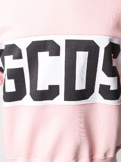 Shop Gcds Logo Hoodie In Pink