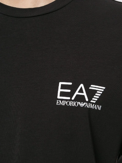 Shop Ea7 Cotton T-shirt In Black