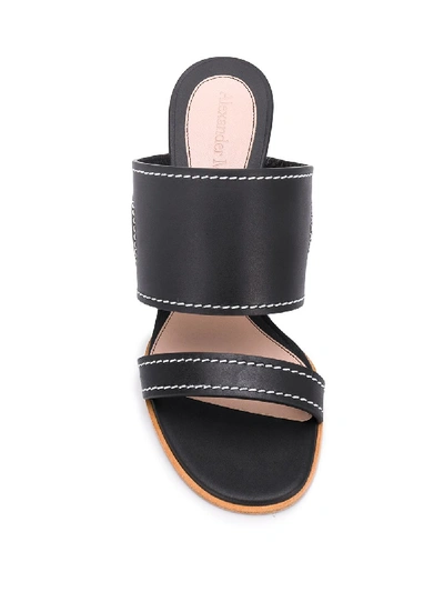 Shop Alexander Mcqueen Leather Sandals