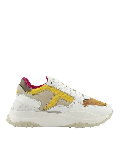 Shop Tod's Multicolor Leather Sneakers