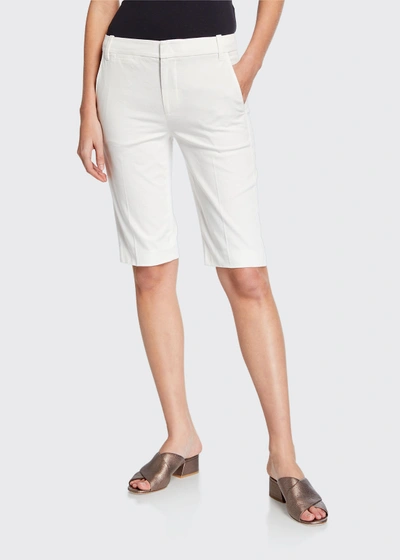 Shop Vince Coin-pocket Bermuda Shorts In White
