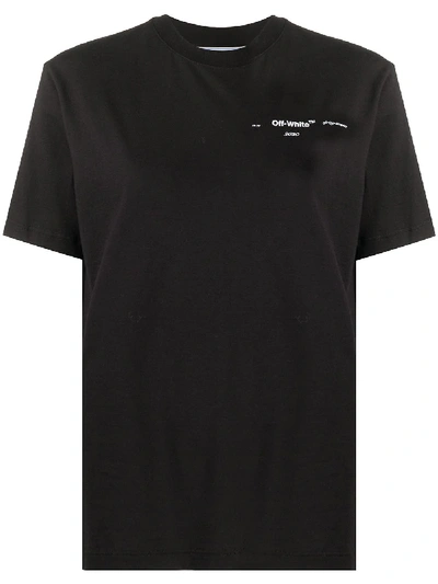 Shop Off-white Puzzle Slim-fit T-shirt In Black