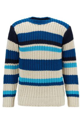 hugo boss striped sweater