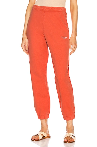 Shop Acne Studios Stamp Trouser Pant In Poppy Red