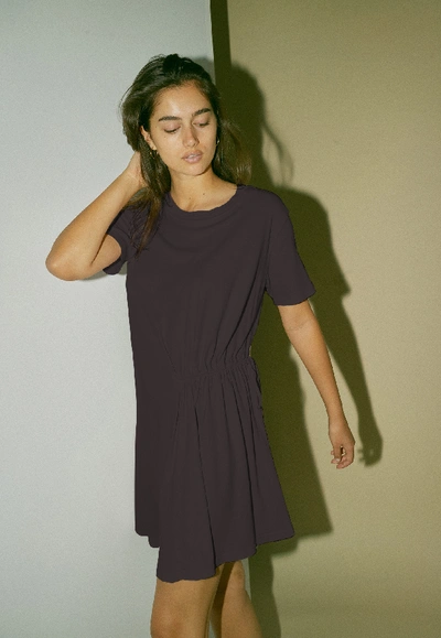 Shop Current Elliott The Poppy Dress In Washed Black