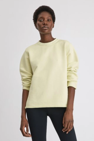 Filippa K Zip Sweatshirt In Acid Lime | ModeSens