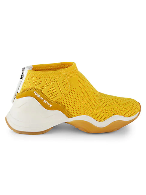 yellow fendi sneakers