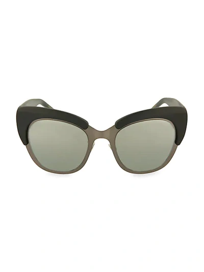 Shop Pomellato 49mm Cat Eye Sunglasses In Black