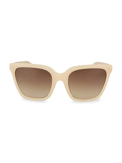 Shop Linda Farrow Novelty 58mm Square Sunglasses In Matte Pink
