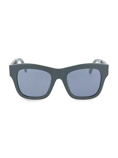 Shop Stella Mccartney 58mm Square Oversized Sunglasses In Grey