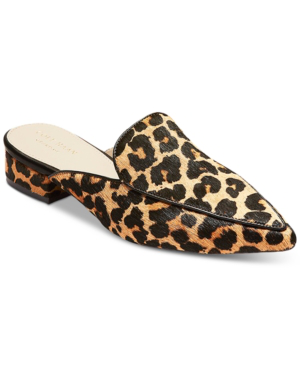 cole haan piper mule leopard print
