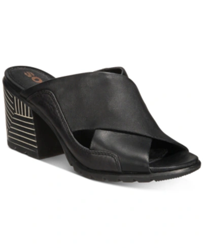 Shop Sorel Nadia Mules Women's Shoes In Black