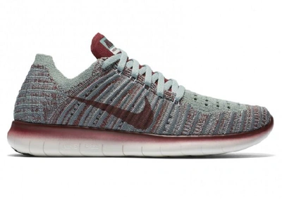 Pre-owned Nike Free Rn Flyknit Undercover Gyakusou Wolf Grey Team Red (women's) In Wolf Grey/team Red-mica Green-cool Grey