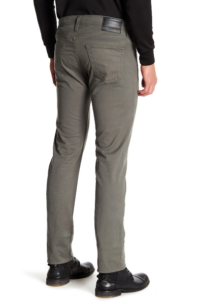 Shop Ag Matchbox Bes Slim Fit Pants In Castor Grey