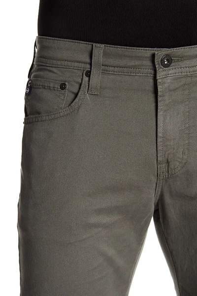 Shop Ag Matchbox Bes Slim Fit Pants In Castor Grey
