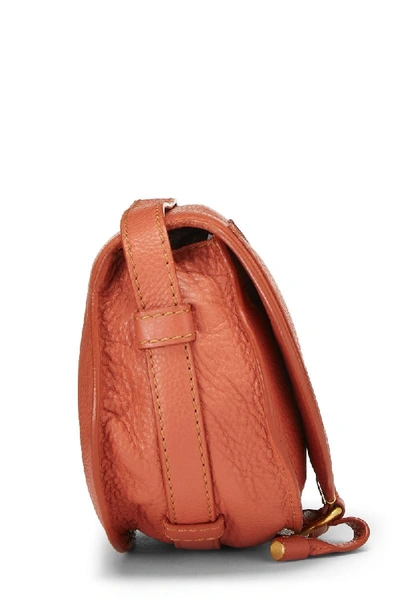 Pre-owned Chloé Pink Leather Marcie Crossbody Mini