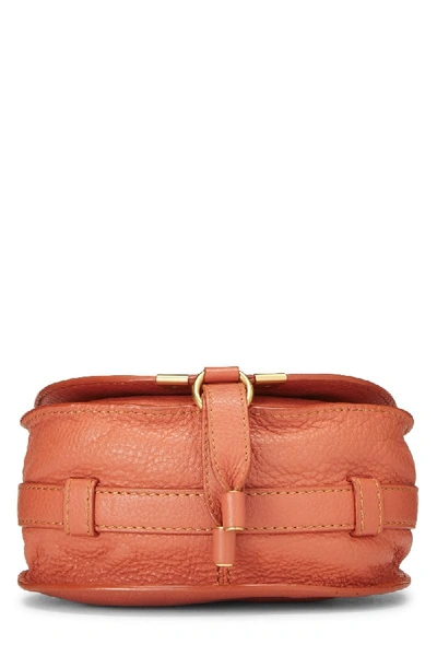 Pre-owned Chloé Pink Leather Marcie Crossbody Mini