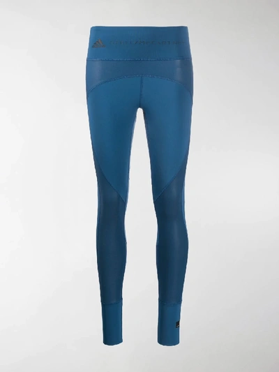 Shop Adidas By Stella Mccartney Training Leggings In Blue