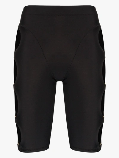 Shop Adam Selman Sport 1-800 Ring Shorts In Black