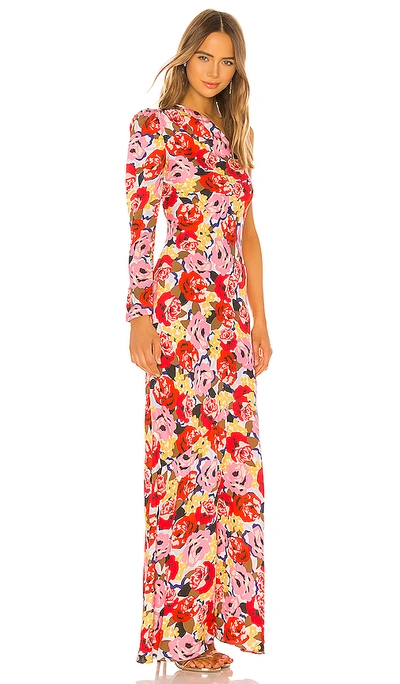Shop Rebecca Vallance Blume Gown In Print